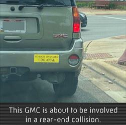 no baby on board ... 2