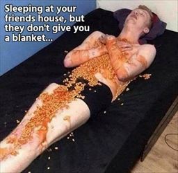 no blanket