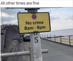 no crime times