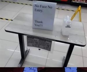 no entry ... 2