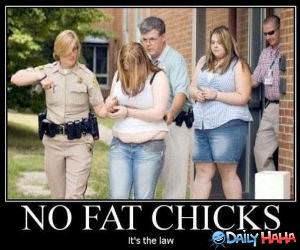 No Fat Chicks funny picture