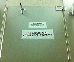 No Fart Laughing funny picture