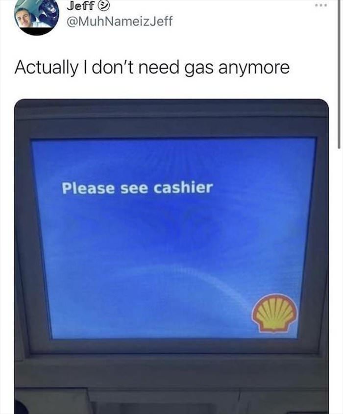 no longer need gas