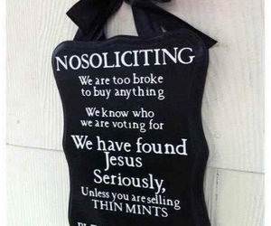 No Soliciting funny picture