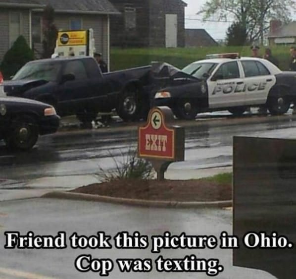 No Texting and Driving funny picture