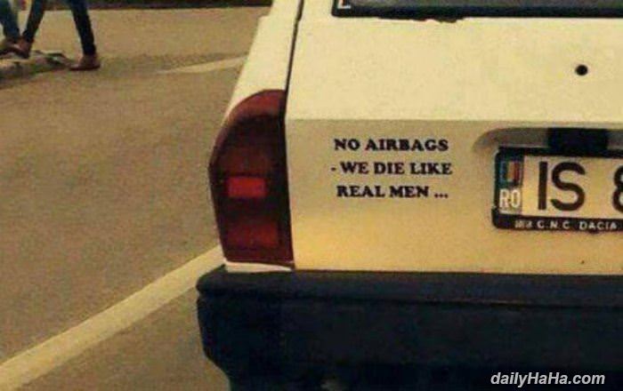 no airbags here funny picture