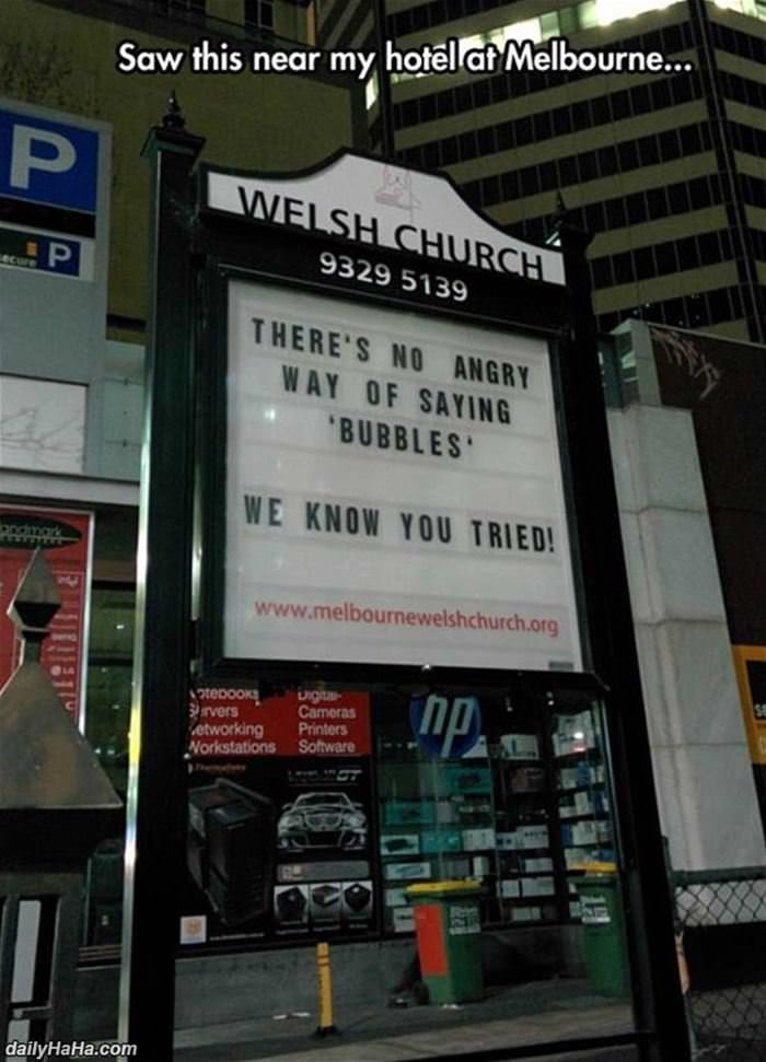 no angry way of saying bubbles funny picture