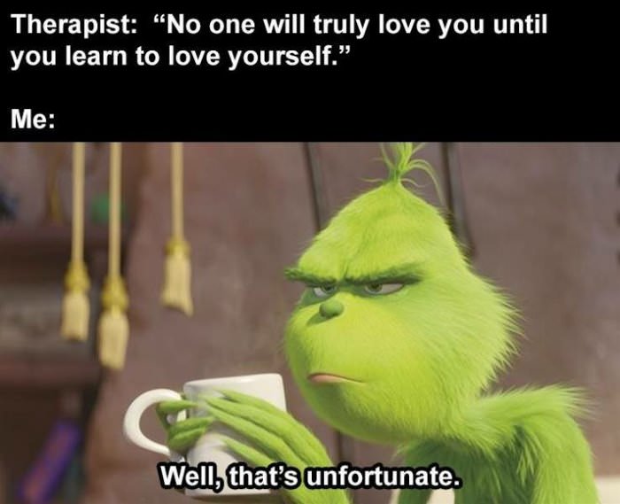 nobody will love you until