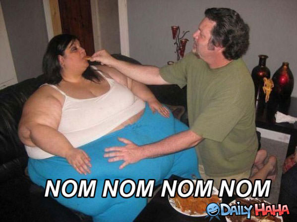 Nom Nom Fatty funny picture