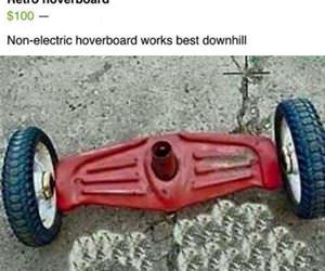 non electric hoverboard funny picture