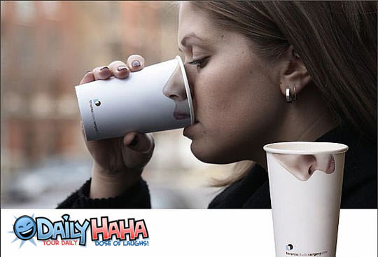 Nose Coffee Cup