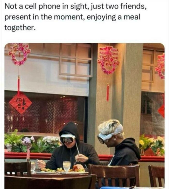 not a cell phone in sight