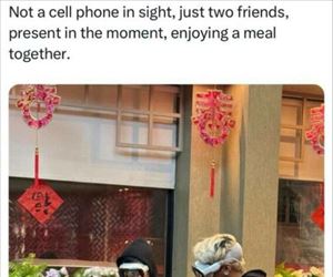 not a cell phone in sight