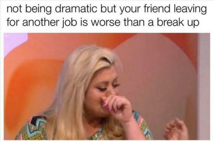 not being dramatic
