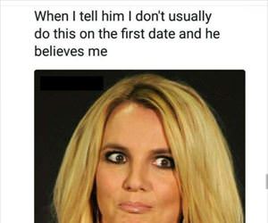 not on the first date