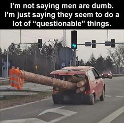 not saying they are dumb