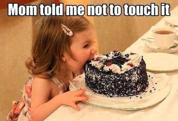No Touching It funny picture