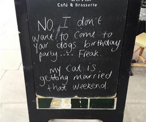 not coming to the party funny picture