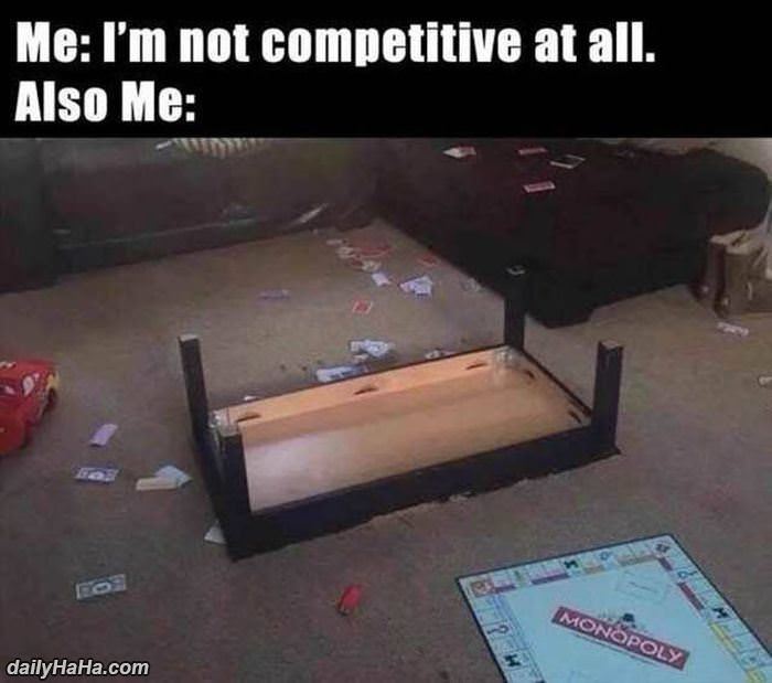 not competitive at all funny picture