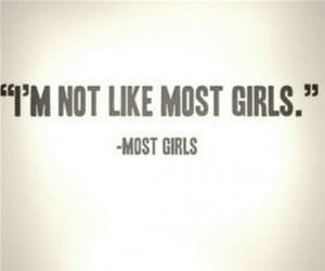 not like most girls funny picture