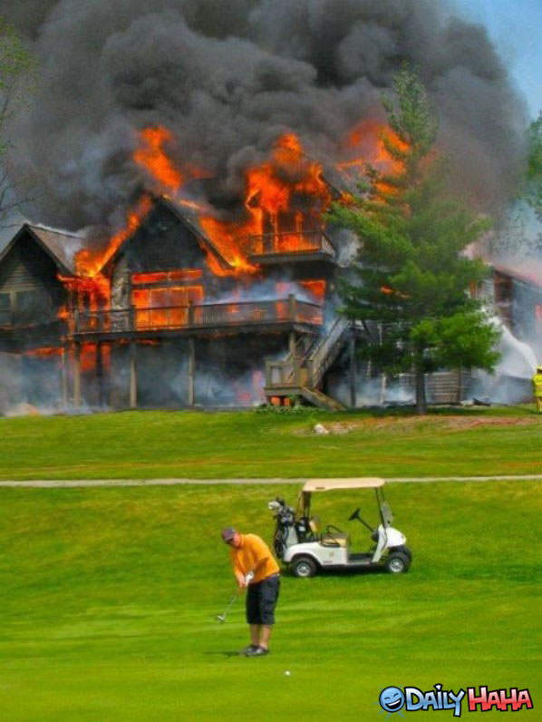 Must Golf Today funny picture