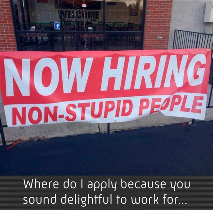 now hiring ... 2