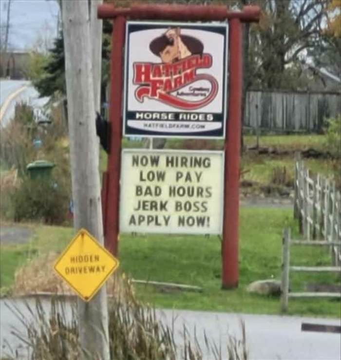now hiring ... 2