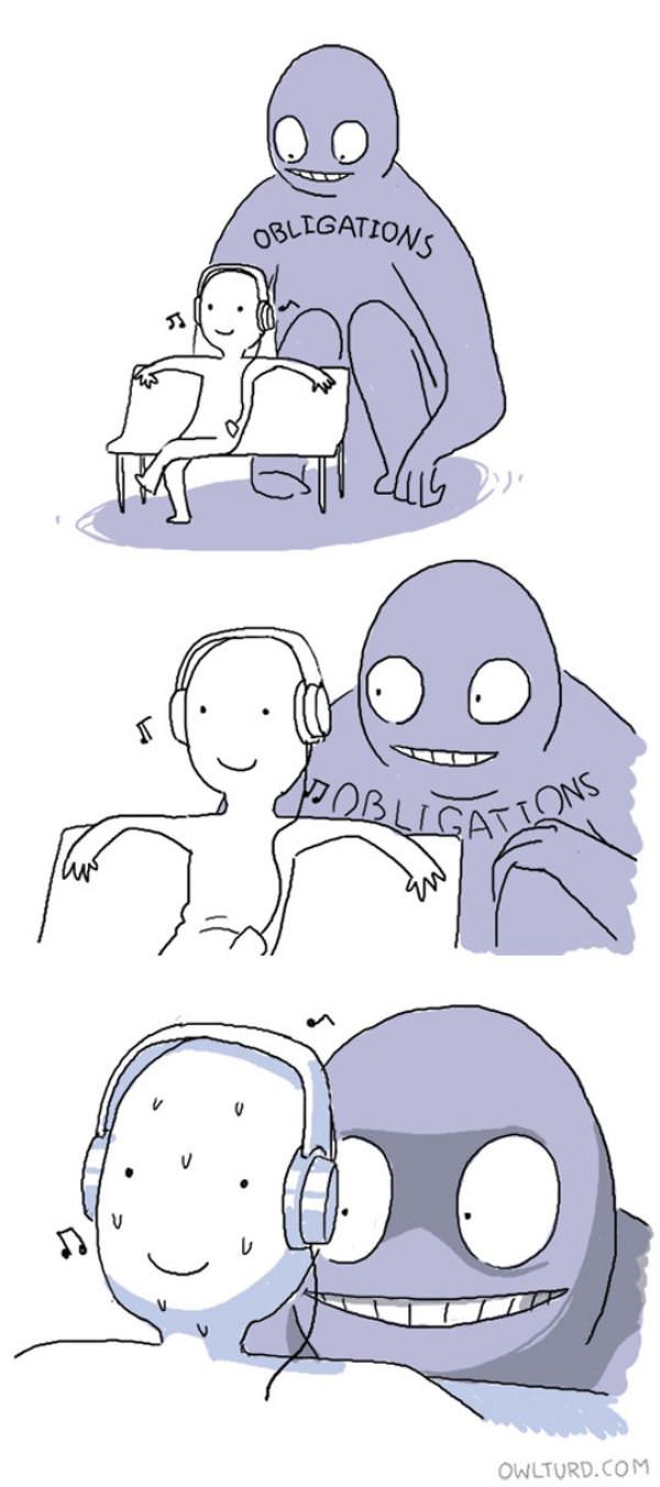 obligations funny picture