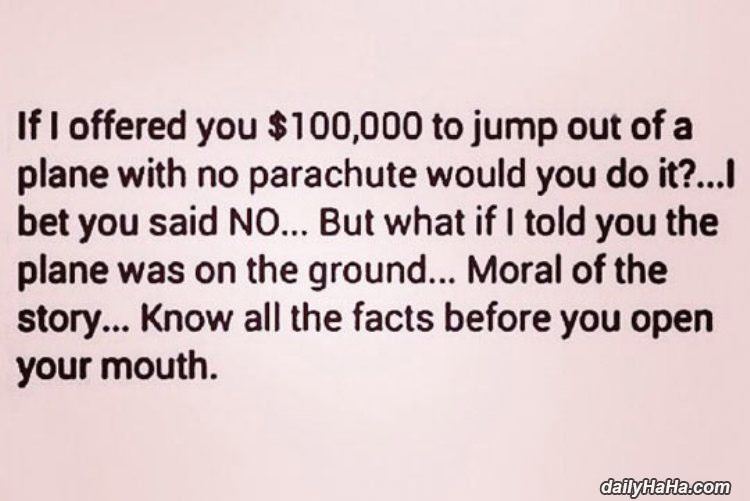 offer for your jump funny picture