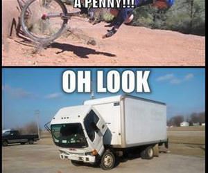 oh look a penny funny picture