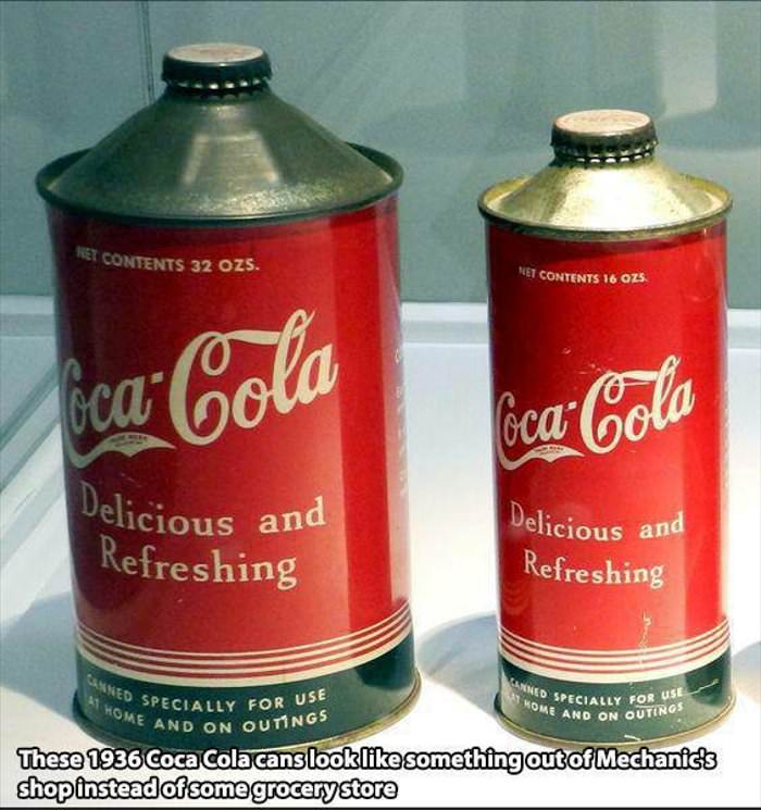 old coca cola cans