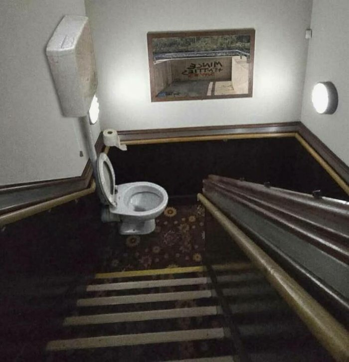 on a different level