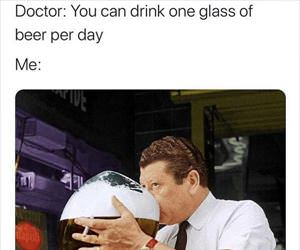 one glass per day