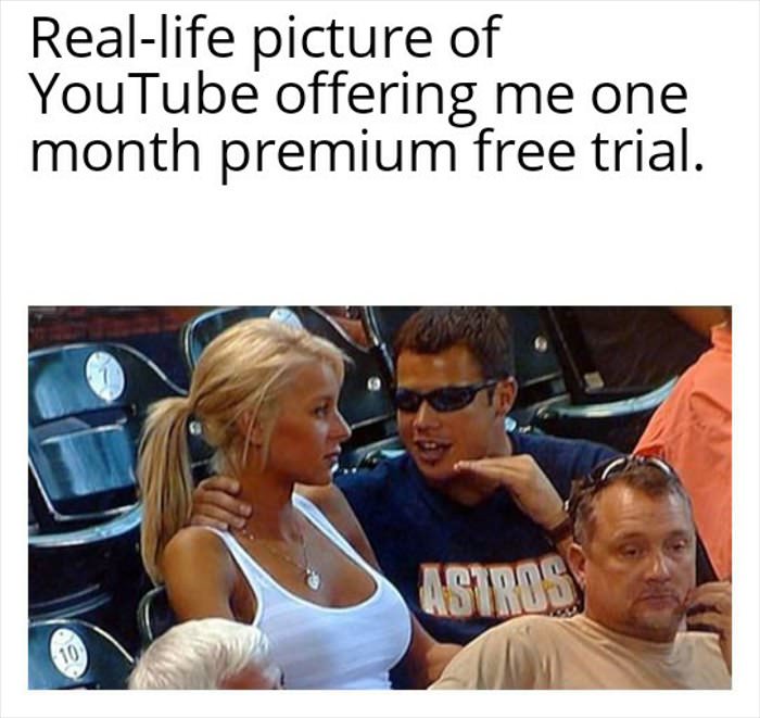 one month premium