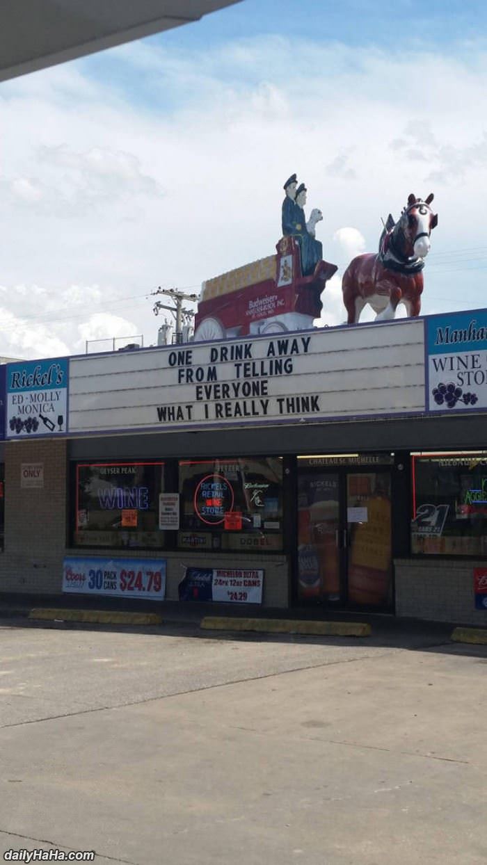 one drink away funny picture