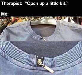 open up a little bit