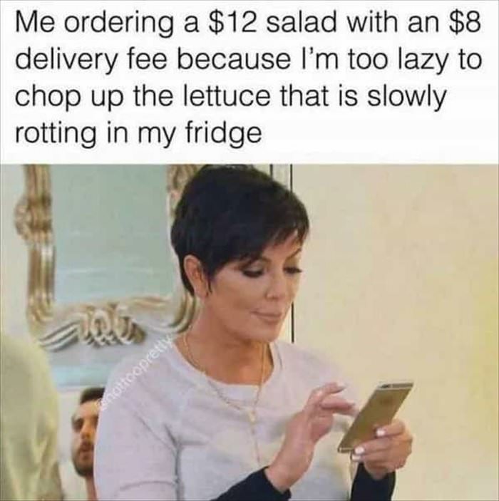 ordering a salad
