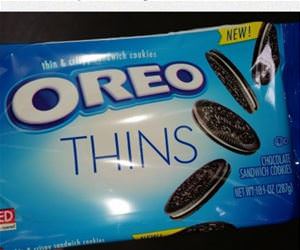 oreo thins funny picture