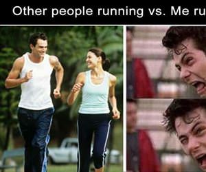 other people vs me running