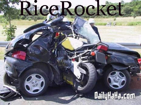 Crotch Rocket vs Compact Car