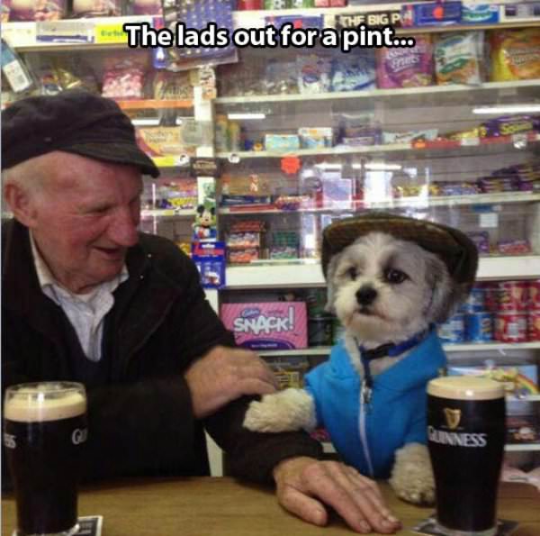 Lads Out For a Pint funny picture