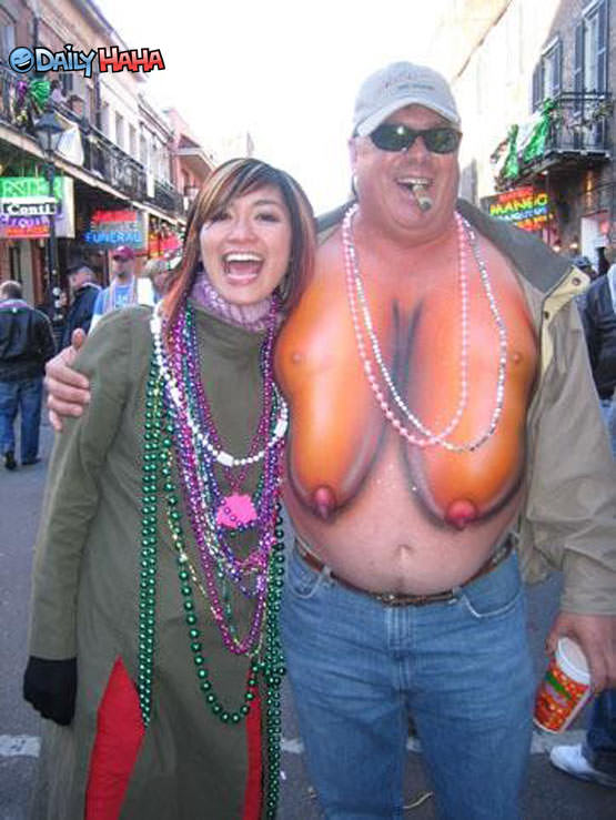 Painted Boobs Costume