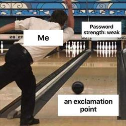 password is weak