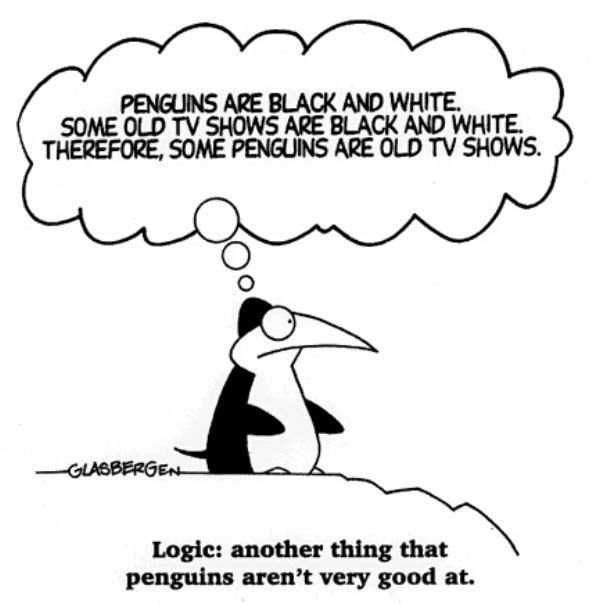 Penguin Logic Funny PIcture