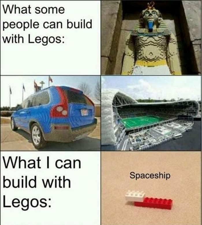 people with legos