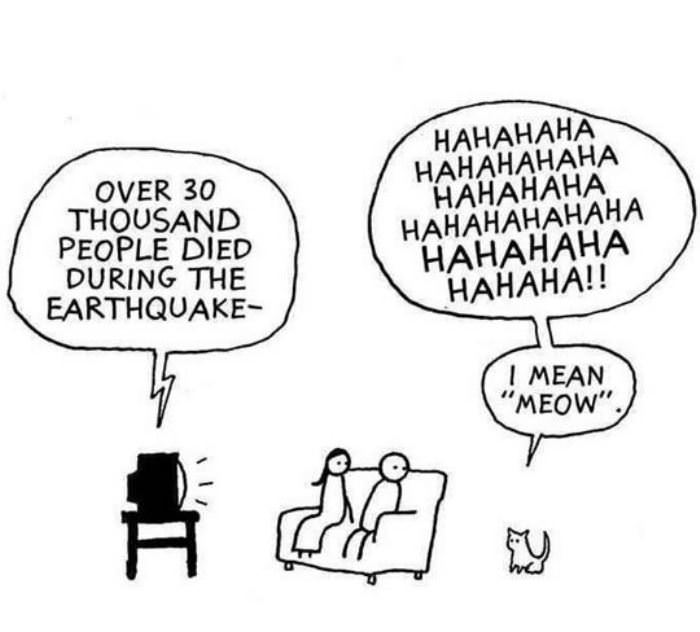 people died in the earthquake funny picture