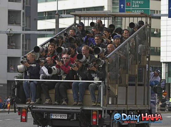 Photographer caravan