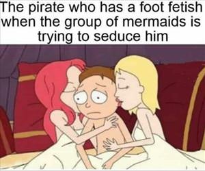 pirate with a foot fetish