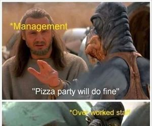 pizza party will do fine