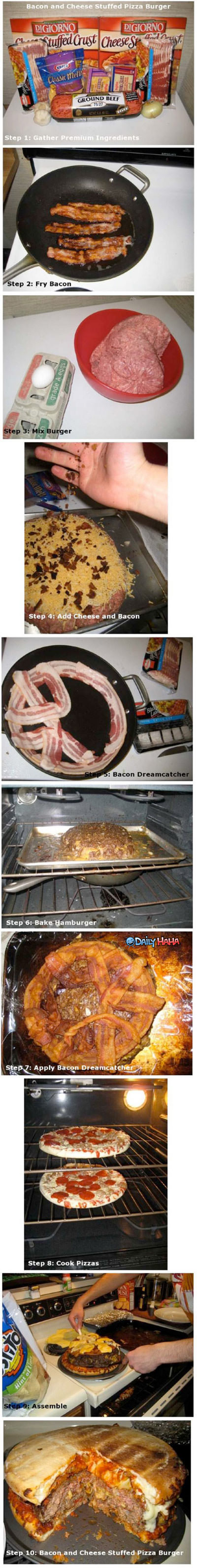 Pizza Burger funny picture